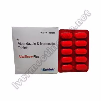 Albendazole & Ivermectin (AlbaThrow Plus-12) Tablet